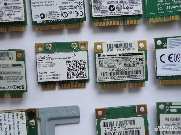 Модули Wi Fi, Wi Fi + Bluetooth, 3G для ноутбуков
