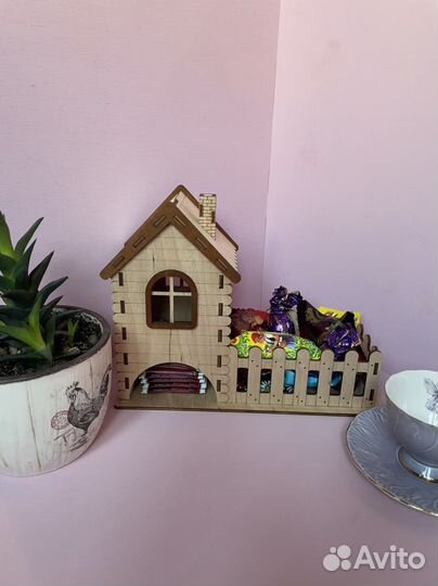 Чайный домик конфетница, подставка для чая