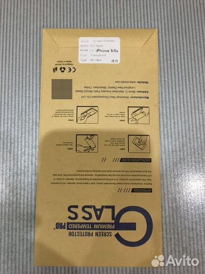 Стекло для айфона 5/5s