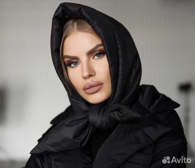 Утепленная косынка,платок