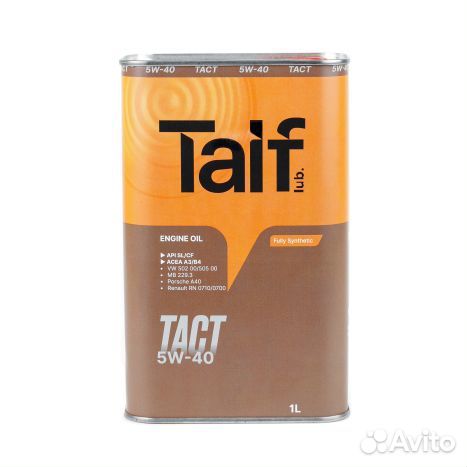 Моторное масло taif tact 5W-40 (1л)