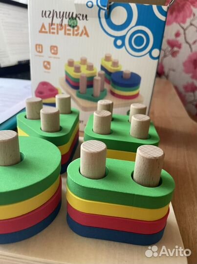 Сортер игрушки из дерева