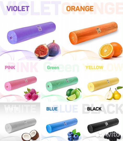 Простыни в рулоне одноразовые 100 штук