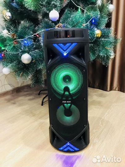 Портативная Bluetooth колонка + микрофон