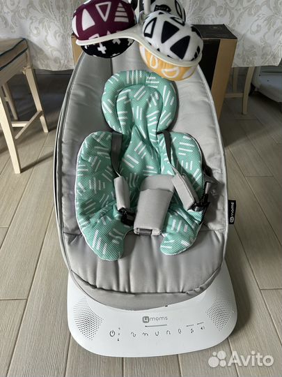 4moms Кресло-качалка MamaRoo New серебро