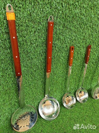 Шумовки, половники, лопатки