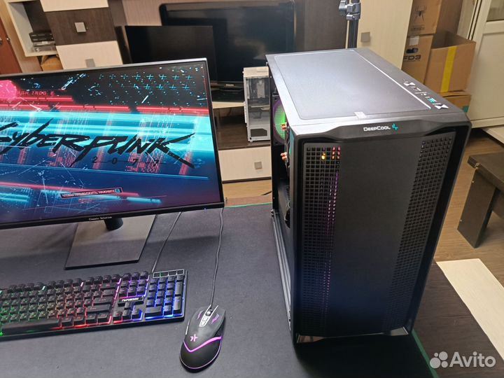 Игровой пк Intel 12100F+ Sapphire Nitro+ RX580 8Gb