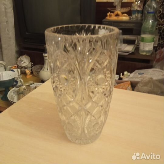 Хрустальная ваза Bohemia чешский хрусталь
