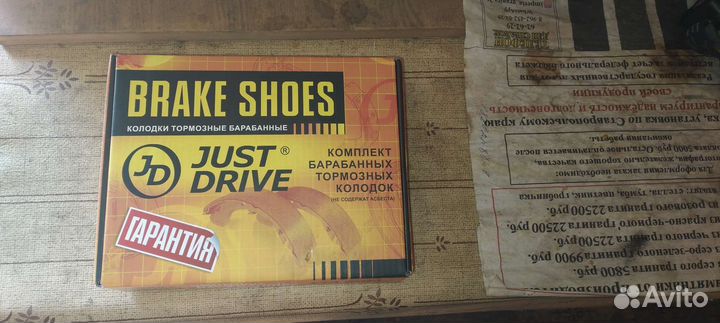 Тормозные колодки зад. renault logan, largus