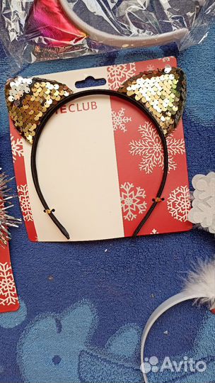 Ободок карнавальный новый