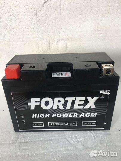 Акб Мото 12В 9Ач п.п. Fortex AGM ток110 150х70х105