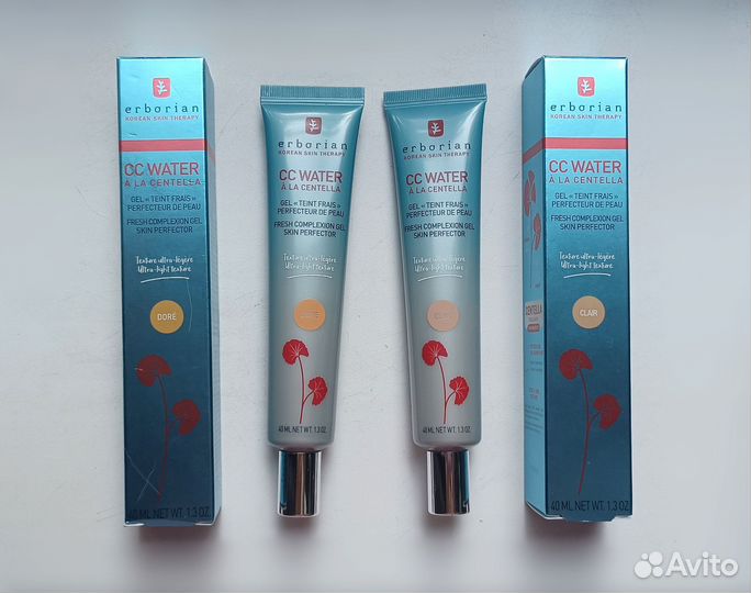 Erborian cc water тональный крем