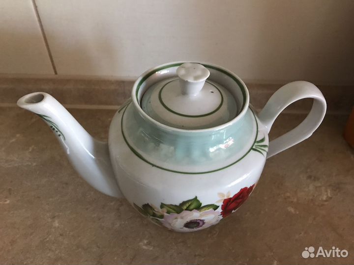 Чайник заварочный фарфоровый СССР
