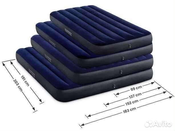 Надувные матрасы intex в наличии все размеры