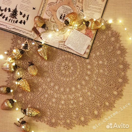 Салфетка ручное кружево