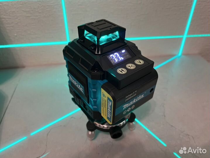 Лазерный Уровень Makita 16 линий 4D 360 нивелир