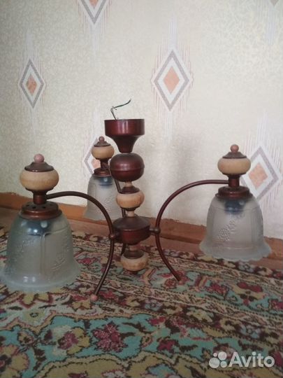 Люстра потолочная СССР бу