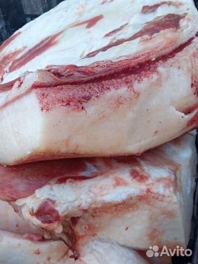Сало свиное свежее домашнее