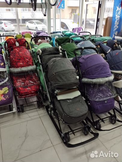 Санки коляска ника