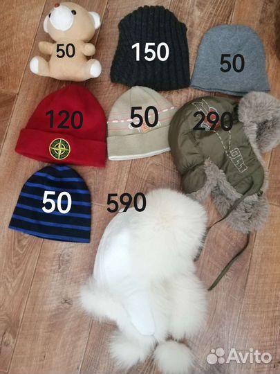 Шапки для девочек и для мальчиков