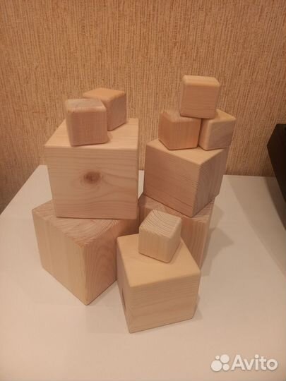 Деревянные кубики