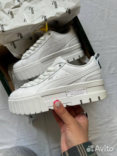 Кроссовки женские puma белые