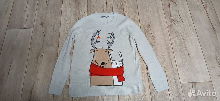 Новогодний свитер S