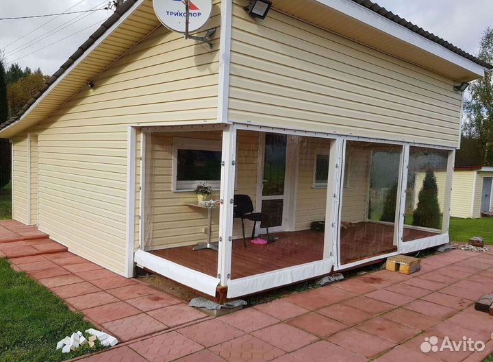 Мягкие окна под ключ