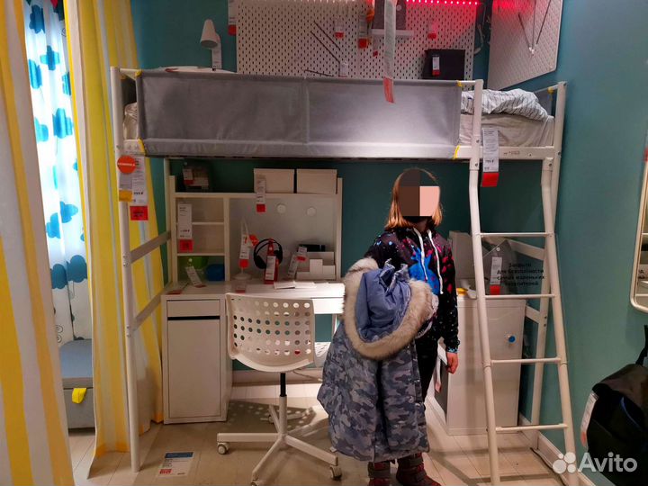 Кровать чердак IKEA Витвал