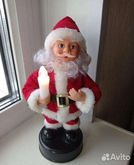Дед мороз поющий, на батарейках