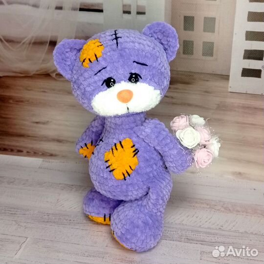Вязаная игрушка Мишка