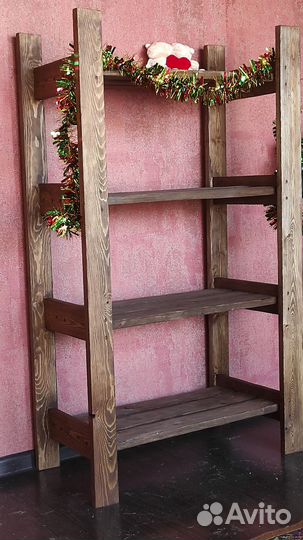 Стеллаж деревянный