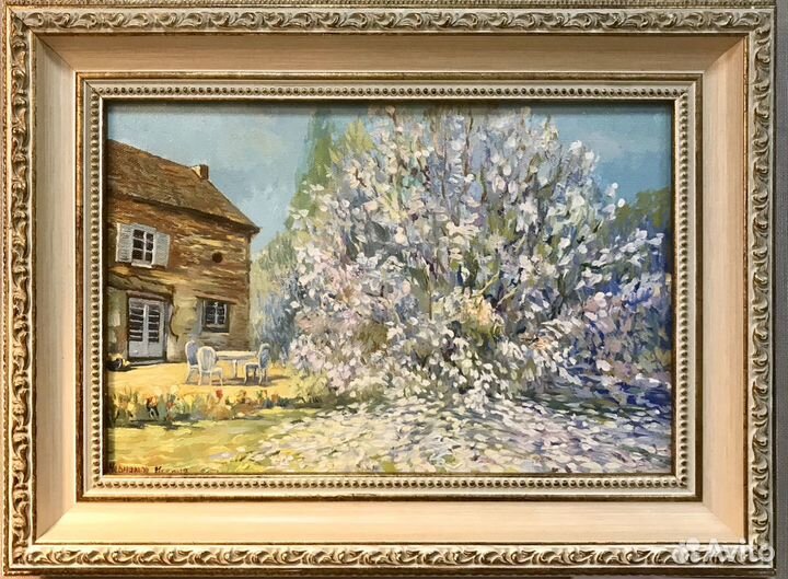 Картина «Цветение миндаля в Живерни»