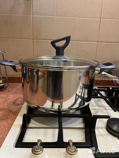 Кастрюля из нержавейки Tefal 5 лит