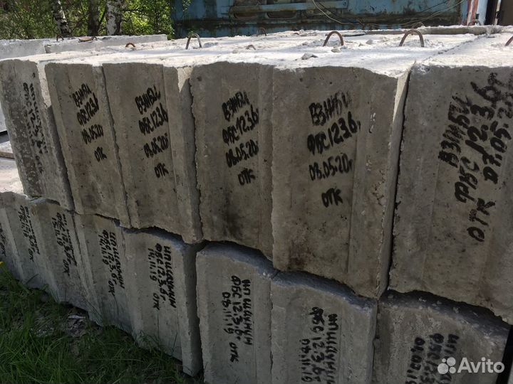 Блоки фундаментные