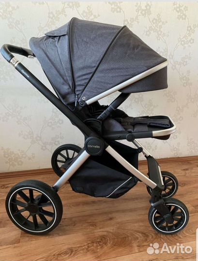 Коляска carello optima 2 в 1 iron gray