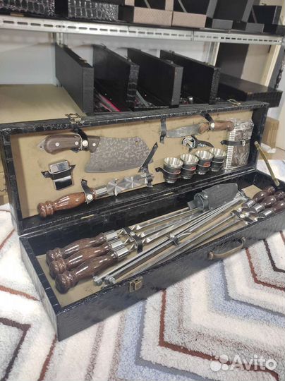 Набор шашлычный в кейсе