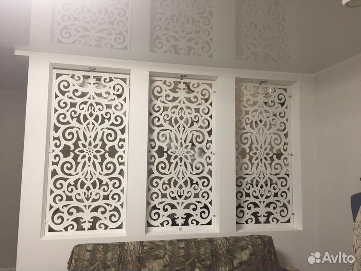 Резная ажурная перегородка или ширма