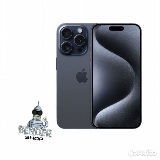 iPhone 15 Pro, 256 гб, Blue Titanium, (Sim + eSim)