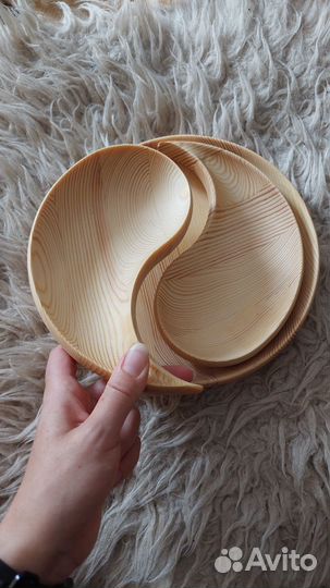 Посуда из натурального кедра