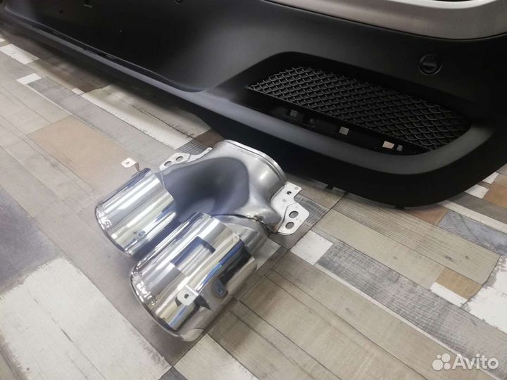 Диффузор на Mercedes benz GLE coupe C167 AMG 5.3