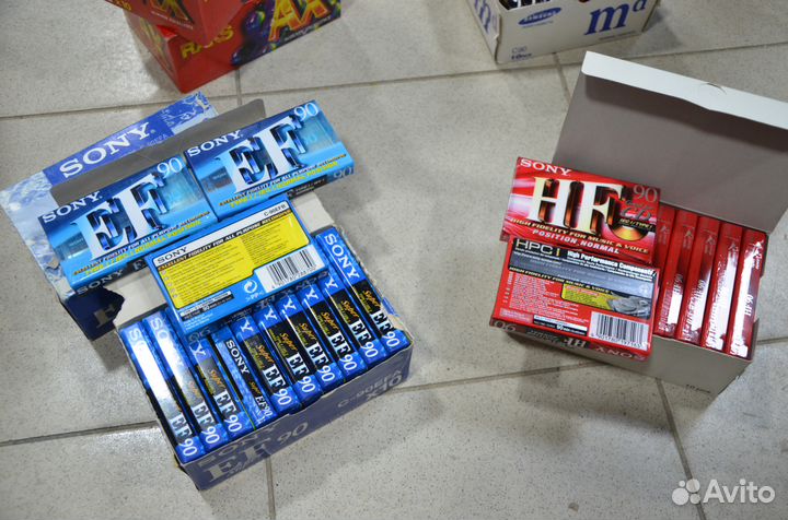 Аудиокассеты новые Sony, Raks, Fuji, samsung