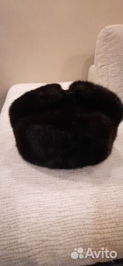Норковая шапка мужская ушанка