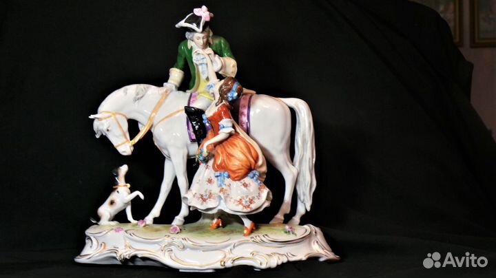 Прощание. Фарфоровая статуэтка. Германия 1920-1940