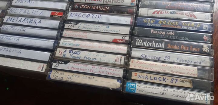 Аудиокассеты Metal, Шансон, и.т.д