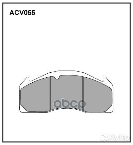 Колодки тормозные дисковые WVA (29277 29125) HC