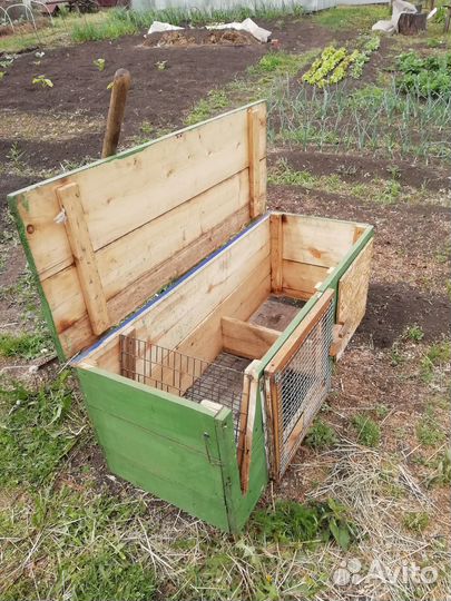 Клетка для кроликов с маточником