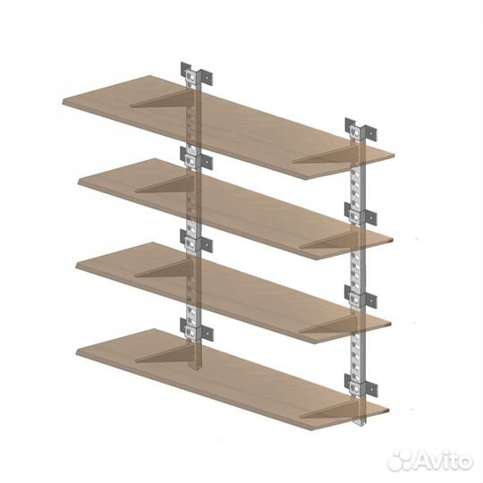 Стеллаж металлический для гаража, склада, пвз