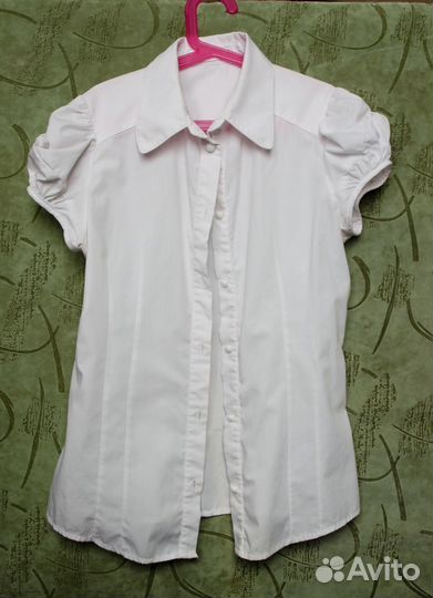 Блузка белая