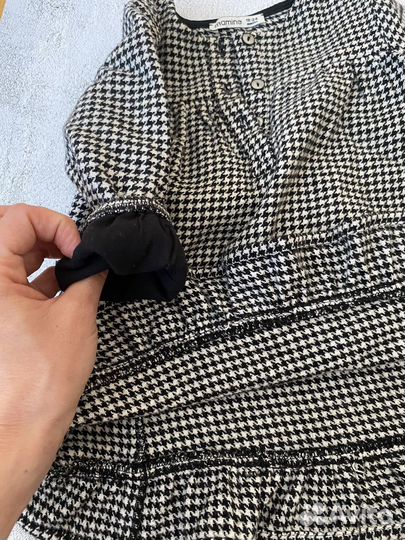 Платье на девочку теплое